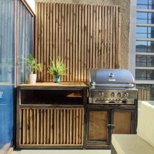 Mueble para parrilla Fogón urbano